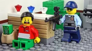 Lego Movie - Лего мультик | преступник украл золото! | Полицейский участок Lego ч.2