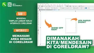 #12 CorelDraw Pemula : Memahami Area Desain CorelDraw