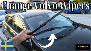 How to easily change Volvo Windshield wipers | Volvo V60 Wipers