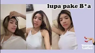 gisca dmelia si model cantik live lupa pake Bra
