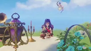 End of my first ever Windblume event in Genshin Impact