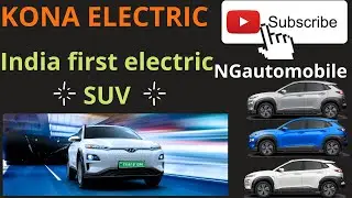 KONA ELECTRIC | India's First electric SUV| Features and colors options| Future car