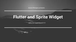 Flutter and Sprite widget | Using Sprites in Flutter | SpriteWidget in Flutter 
