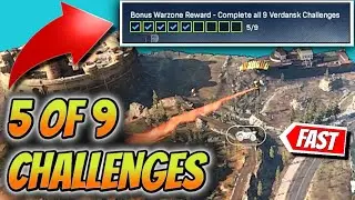 Season 2  COMPLETE 5 of 9 Verdansk Outbreak CHALLENGES in ONLY 3 matches | Call of Duty Warzone 1.32