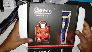 hair trimmer gm-6005 unboxing, quality check,