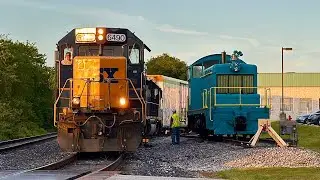 CSX L118 Switching Chambersburg Cold Storage with Geeps