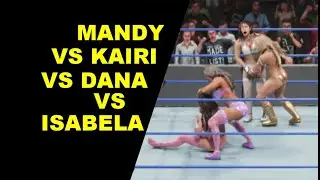 WWE 2K19 4-Woman Battle Royale: Mandy vs Kairi vs Dana vs Isabela