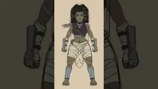 Character design for my upcoming project Enter Zion! #characterdesign #jamaicananime