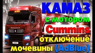 КАМАЗ с мотором Cummins: отключение мочевины (AdBlue)