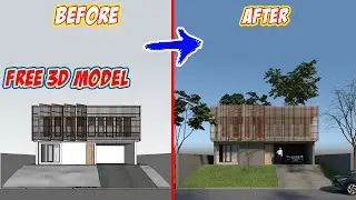 Quick RENDER Tutorial Vray - Vray Next Sketchup Exterior