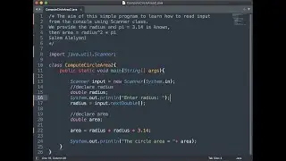 Java 5: الادخال عن طريق الكونسول و Scanner Class في الجافا