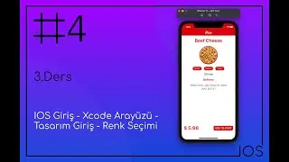 4.Gün - 3.Ders : IOS Giriş  - Xcode Arayüzü - Tasarım Giriş - Renk Seçimi #udemy #bootcamp
