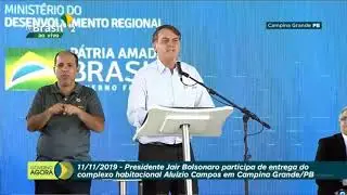 PREMONIÇÃO: durante discurso, Bolsonaro se dirige a Romero como GOVERNADOR