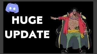 Huge Update Watch Till The End! (one piece discord bot