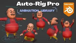 Auto rig pro: Animation Library Tutorial | Animate Any 3D Model | Blender Animation Tools | Workflow