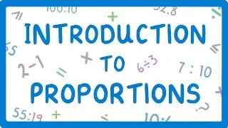 What are Proportions? How to Convert Between Fractions, Decimals and Percentages (Proportions 1) #13