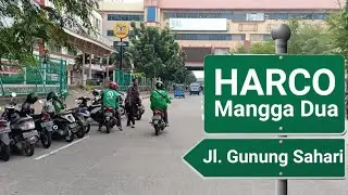 Jl. Gunung sahari raya menuju Pusat Elektronik Harco mangga dua 