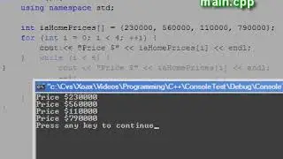 C plus plus Console Lesson 16   -   For Loops