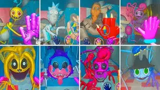 All New Jumpscares and Deaths Poppy Playtime Chapter 2 Mobile New Update(huggyprototype,momladyluck)