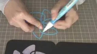 Pretty flower card designed in Inkscape