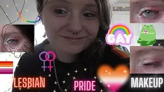 I Used To Be A Lesbian! - Lesbian Pride Eyeshadow Look!  - Madalada Munden