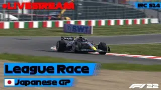 F1 22 League Race - Japanese GP  [Livestream] (IRC S14 Round 4)