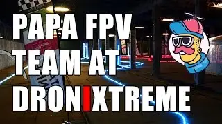 Papa FPV Team drone racing practice at DroniXtreme club in Italy