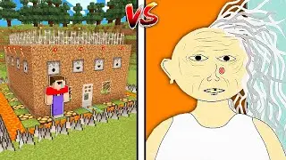 БАБКА АЛКА ПРОТИВ САМЫЙ ЗАЩИЩЕННЫЙ ДОМ В МАЙНКРАФТ | 2 НУБА И ДЕВУШКА ПРО В MINECRAFT
