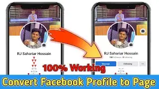 How To Convert Facebook Account To Page Method | Convert Facebook Profile To Page 2022