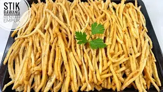 Crispy, Soft Onion Sticks Recipe Without Eggs and Coconut Milk | The Fragrance of Onions is Strong