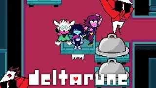 A Tour on Queen's Mansion | Deltarune Chapter 2 Let's Play #8 [BLIND] (Ghost Dan Gaming)