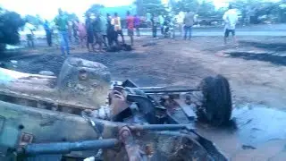 FIRE EXPLOSION IN LAGOS BADAGRY EXPRESS WAY IJANIKIN