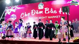 Nóng hết cả người khi xem điệu nhảy tại thung lũng hoa Bắc Hà tại Chợ Đêm | Dấu Chân Vùng Cao