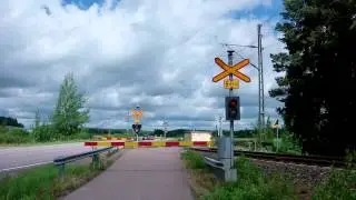 Museum train @ Keravantie level crossing