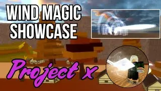 Project X || Yuno's Wind Magic from Black Clover Showcase || Roblox
