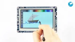 mikromedia plus stm32f7 - Default Example Video