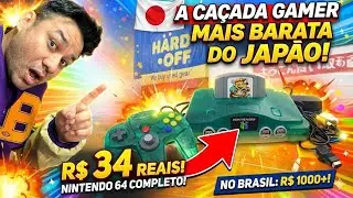 R$ 34 ! EM UM NINTENDO 64 GREEN , no JUNK , O LIXO GAMER do JAPÃO! 