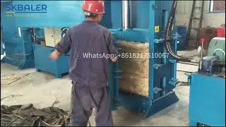 SKBALER Hydraulic Vertical Baling Press for Jute Fiber | Leading China Factory