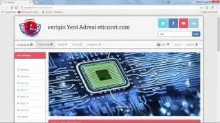 Eticaret Sitesi Yapma Görsel Eğitim Seti - Web Sitesi Arama Sistemi