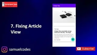 7. Fixing Article View | News App | Retrofit | Kotlin Coroutines | MVVM |