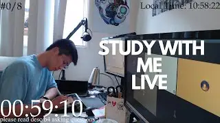 Study With Me Live Pomodoro 60/10🦍🌱
