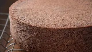 Perfect Chocolate Sponge Cake ☆ Maryana Recipe (+Eng. Sub.)