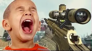 Spawntrap TROLLING On black ops 2 (Squeker goes MENTAL!)