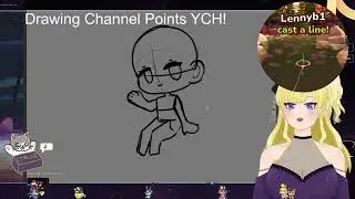 YCH Arting! Come in to redeem your own YCH! ⋆｡°✩ !fish !socials