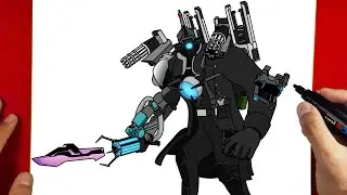 How to Draw New Upgraded TITAN CAMERAMAN Skibidi Toilet multiverse 030