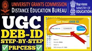 DEB ID STEP BY STEP PROCESS How To Make UGC DEB ID ONLINE ABC ID APAAR ID #abcidcard #debidcard #ugc