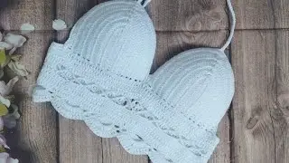 Top cropped de crochê rápido e fácil venda muito