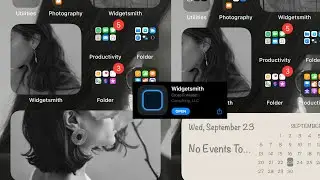 شرح تطبيق widgetsmith للايفون iOS 14🖤