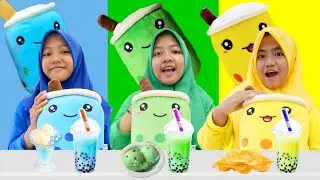 PILIH KARAKTER BONEKA BOBA SESUAI MAKANAN 1 WARNA | CHIKAKU FAMILY