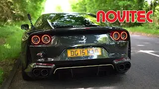 INSANE SOUNDING Ferrari 812 with a Novitec Exhaust!